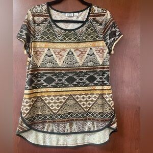 Cato’s Geometric Print Women's Top Size Small